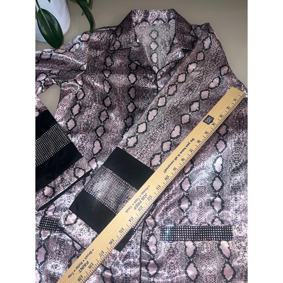 Slumber Animal Print Pajamas with Bling, Size S – Stylish and Comfy - Picture 11 of 15